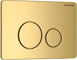 Grossman Инсталляция для подвесного унитаза Style 97.05.30M с клавишей смыва золото глянцевое – фотография-9
